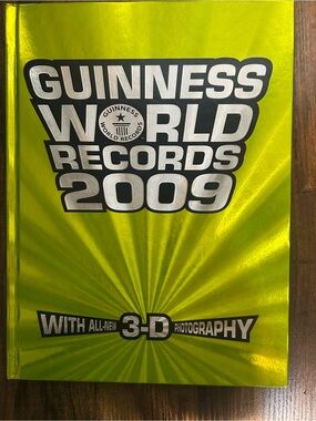 Guinness Neon Yellow Metallic Hardcover with Bold Black Text